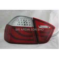 BMW E90 05-08 Red Clear Light Bar LED Tail Lamp BMW E90 05-08 Red Clear Light Bar LED Tail Lamp